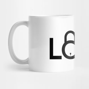 lock and key Mug